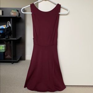 American Apparel Open Back & Side Skater Dress